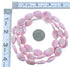 Rhodochrosite Sterling Silver Navajo Bead Necklace AX100255
